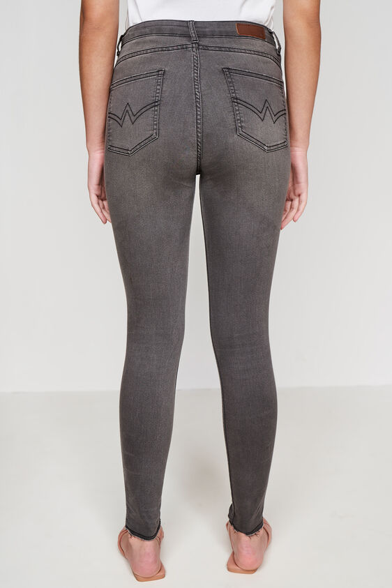 Grey Solid Straight Bottom, Grey, image 2